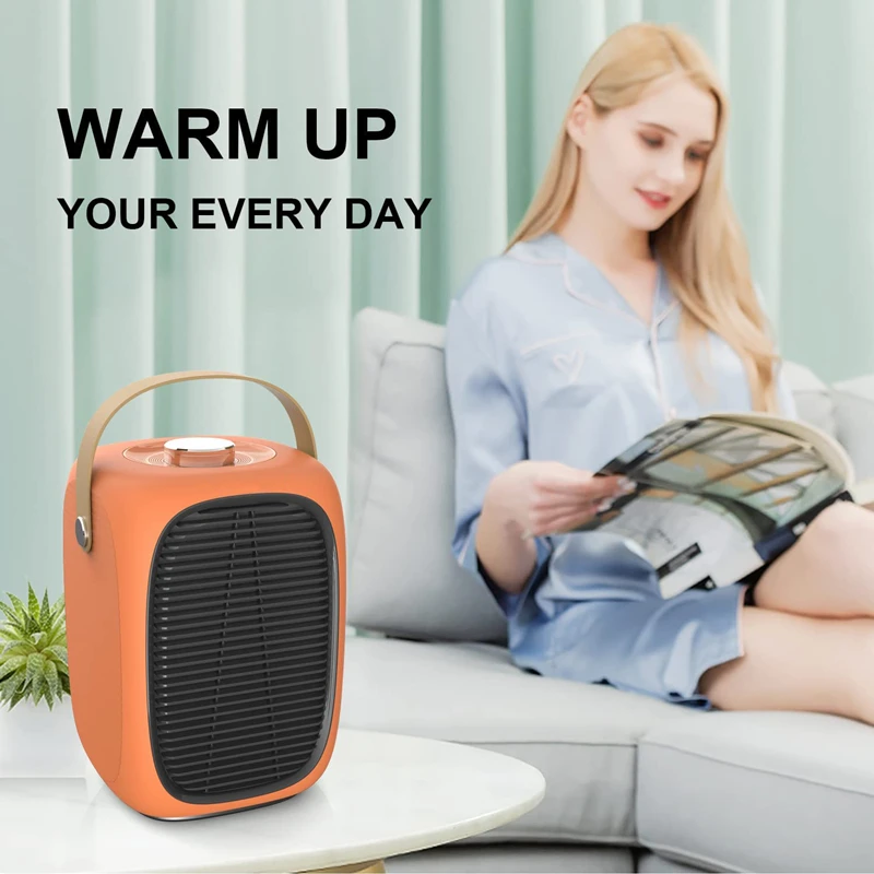 2022 New Design 1000W Winter Heating Plug In Portable Home Office Use  Electric Fan Heater