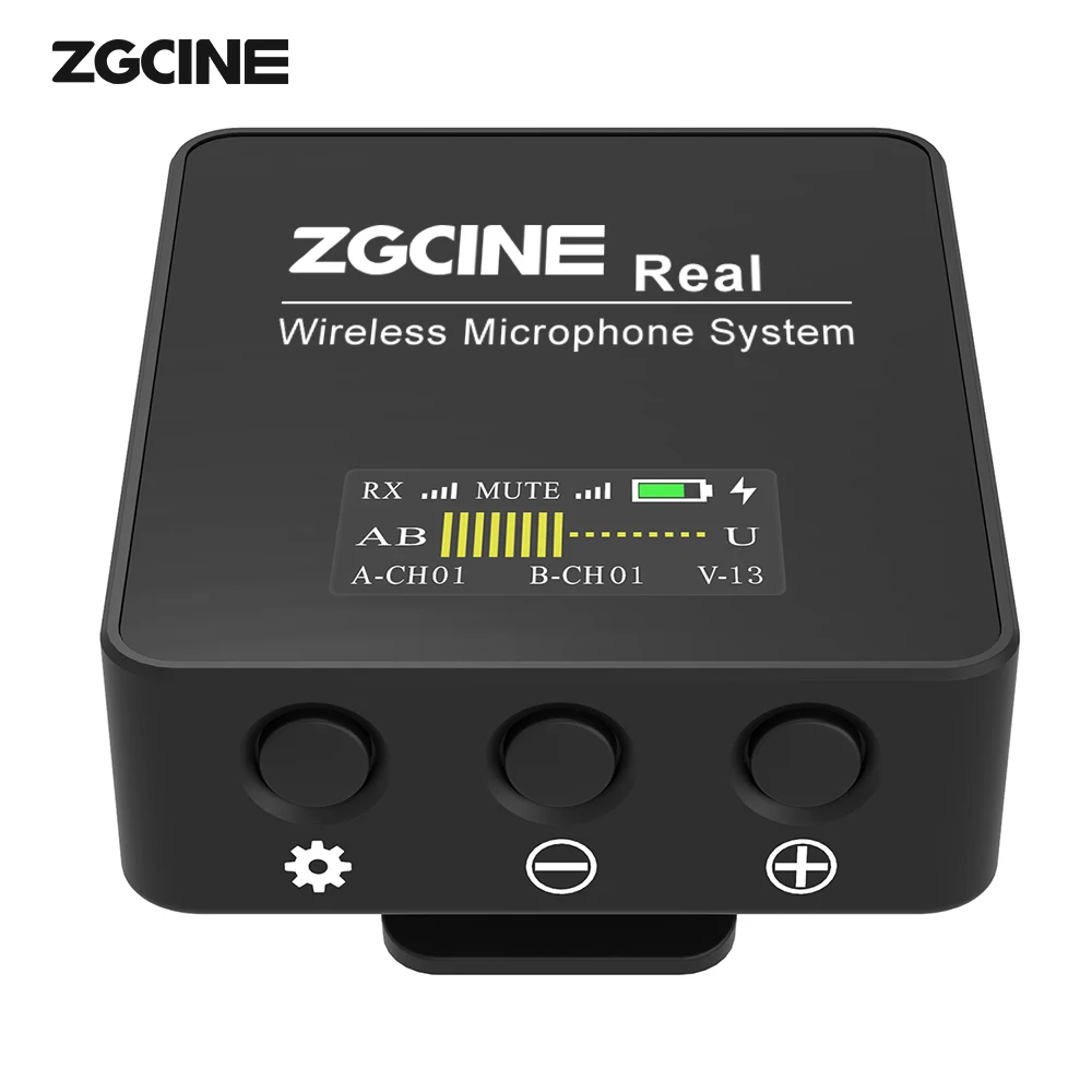  Беспроводной микрофон ZGCINE Uhf для камеры комплект видеозаписи начальный