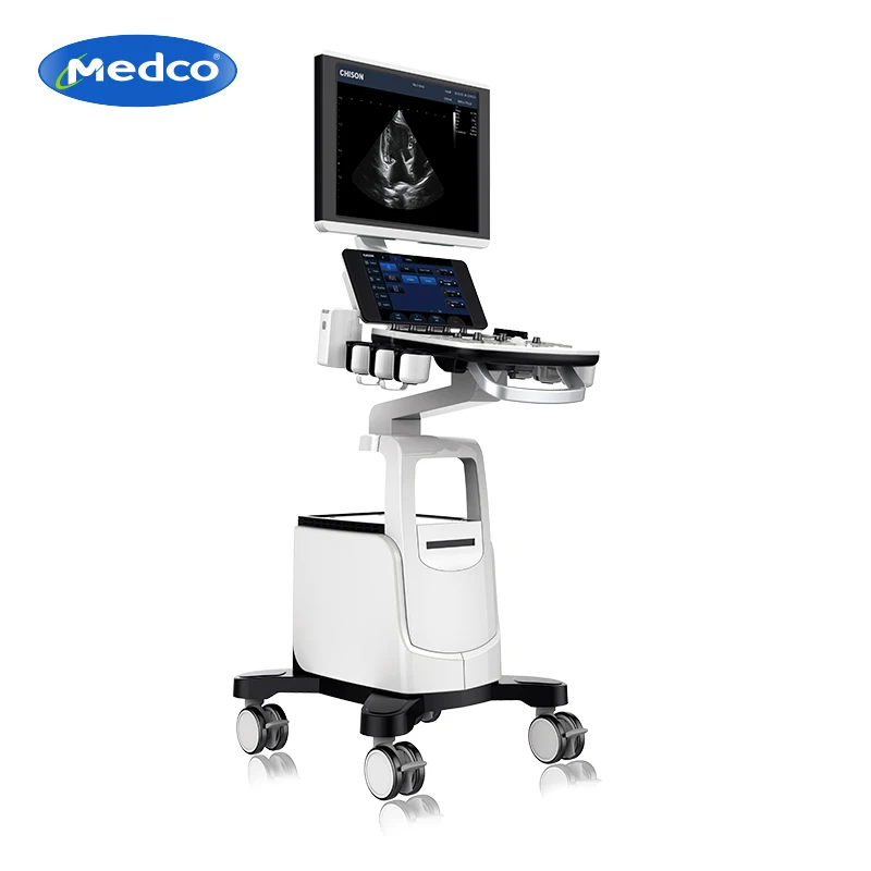 CBIT6 4D 5D Cart Color 19 Inch HD LED Monitor High Perform Elastographyance Cardiovascular Gynecology Ultrasound Machine