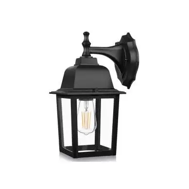 Vintage new design Clear glass aluminum material high quality E27 Lamp holder Garden Balcony wall mounted outdoor wall light