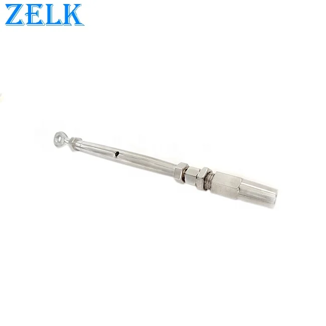 Electro Polished AISI304 316 Stainless Steel Eye Swageless Terminals Quick Attach Eye Turnbuckle