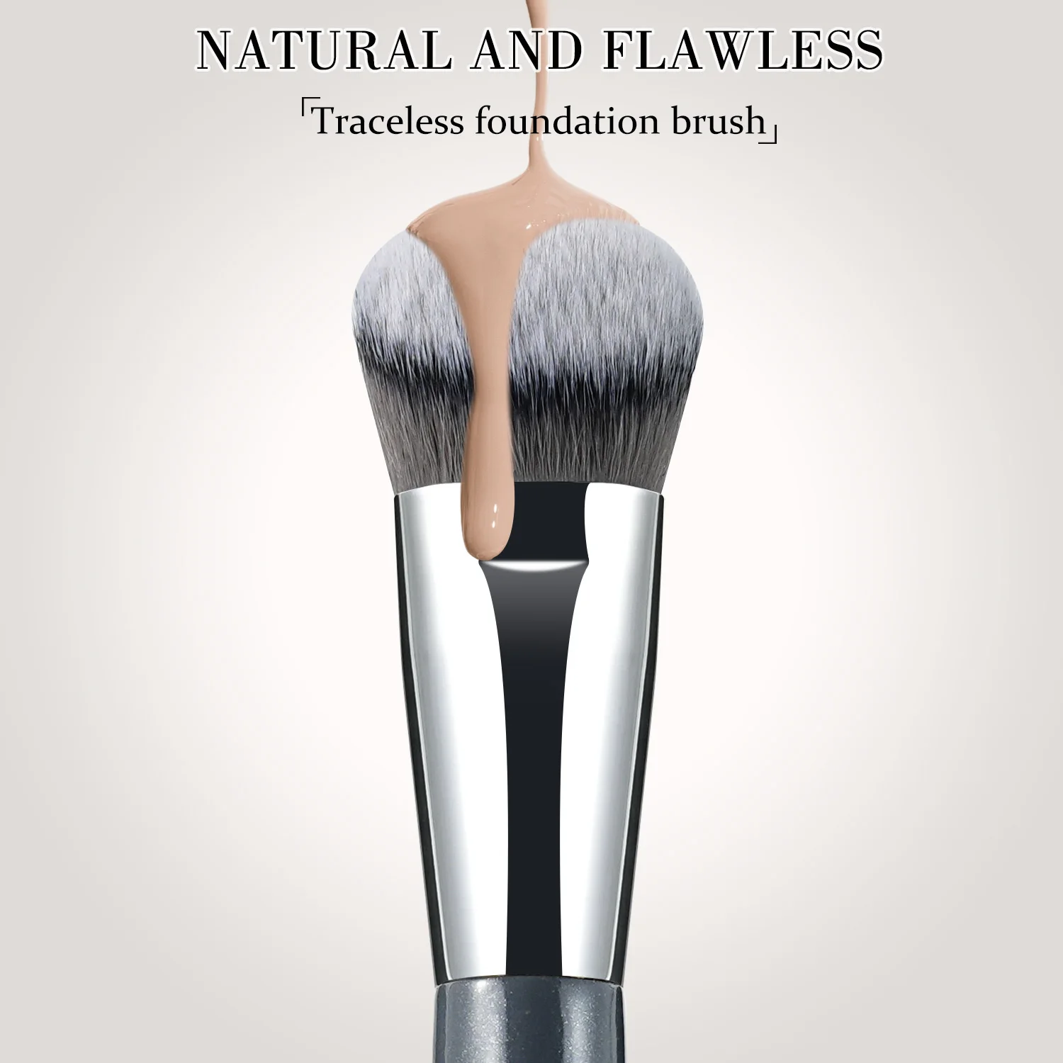 2024 New Arrival Soft Synthetic Makeup Brushes Grey Brush Set Private Label Makeup brochash de maquillaj professional