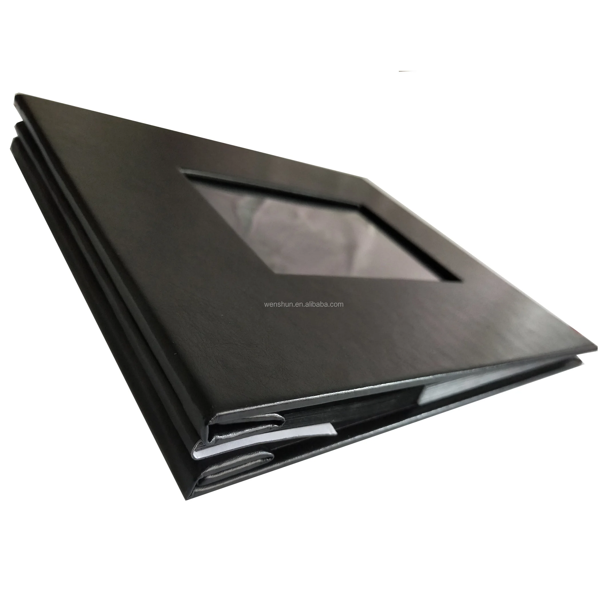 Luxury Business A4 Size 4x6 Gifts Black Photo Albums with Case