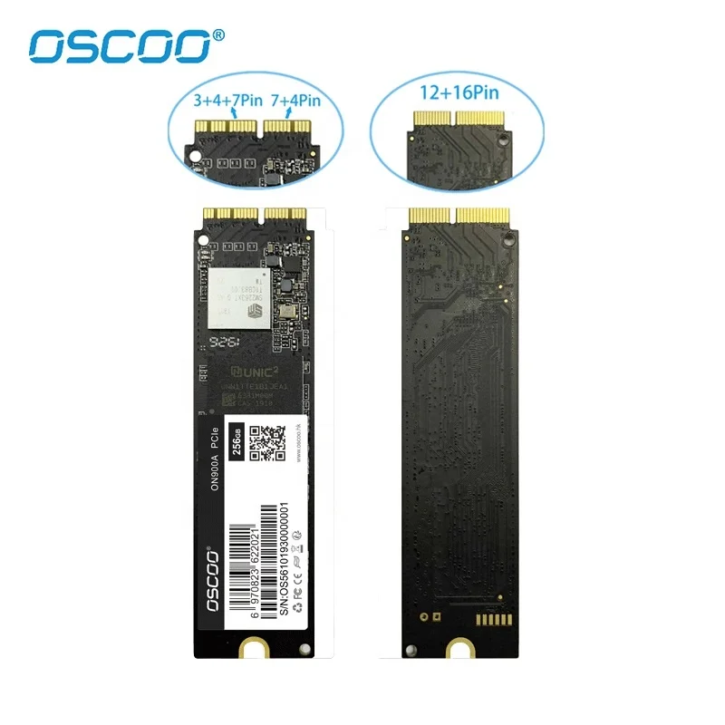  1 ТБ NVME для MacBook OSCOO NVMe SSD M.2 PCIe Gen3.0 * 4 горячая