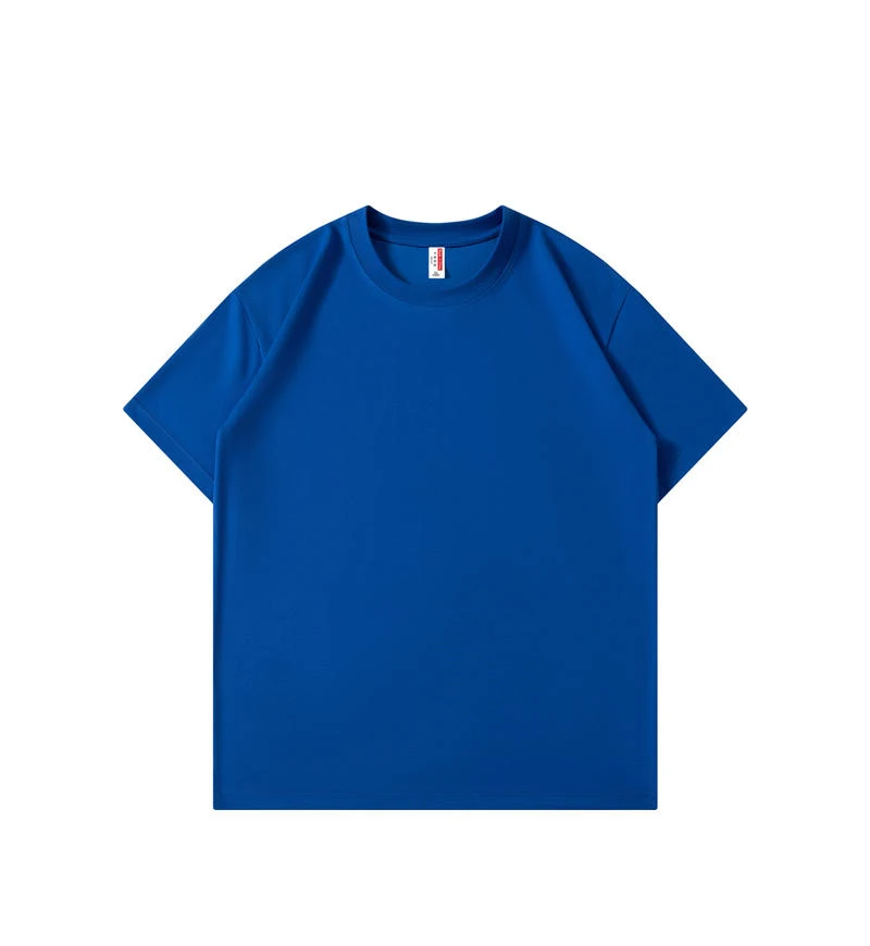 Wholesale High Quality 210g combed cotton pure cotton round neck short sleeve T-shirt printed blank naked shirt wholesale supply