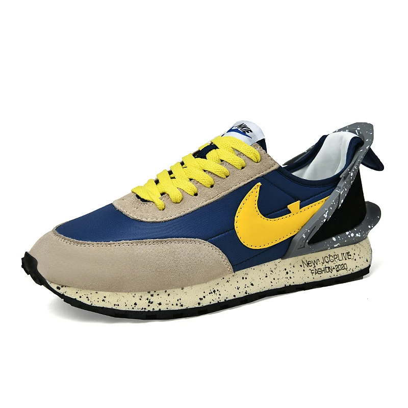 2021 Hot Sale Athletic Men Black Shoes Super Light Sport Designer Shoes Men Sneakers