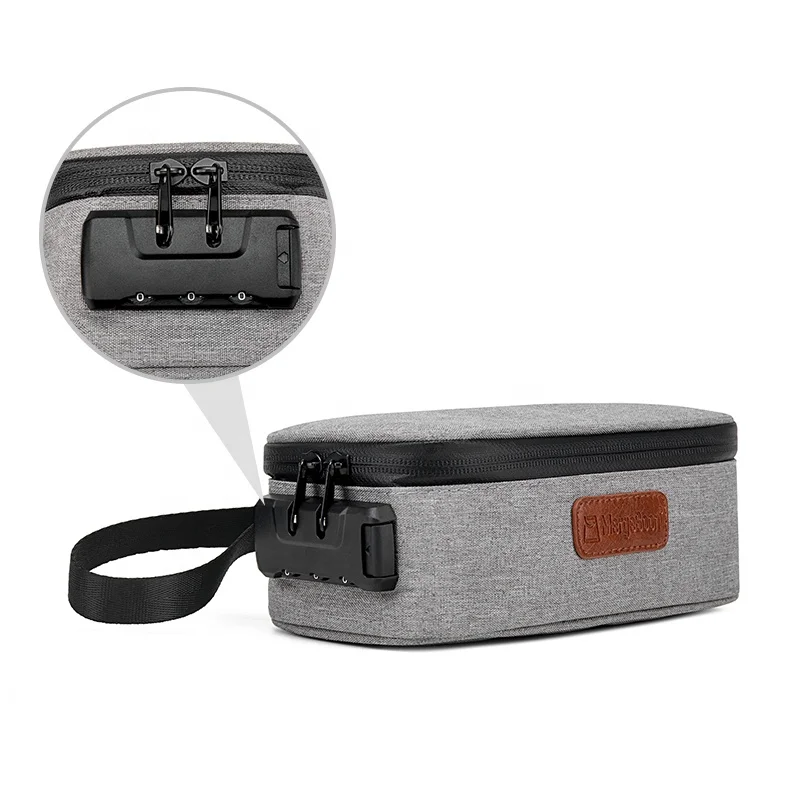 2022 Storage anti odor Wed Bag With Lock Portable Odor Smell Proof Case