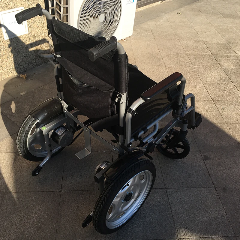 Outdoor JiuYuan 500W Powerful Motors Lightweight Wheelchair  Portable Motorized