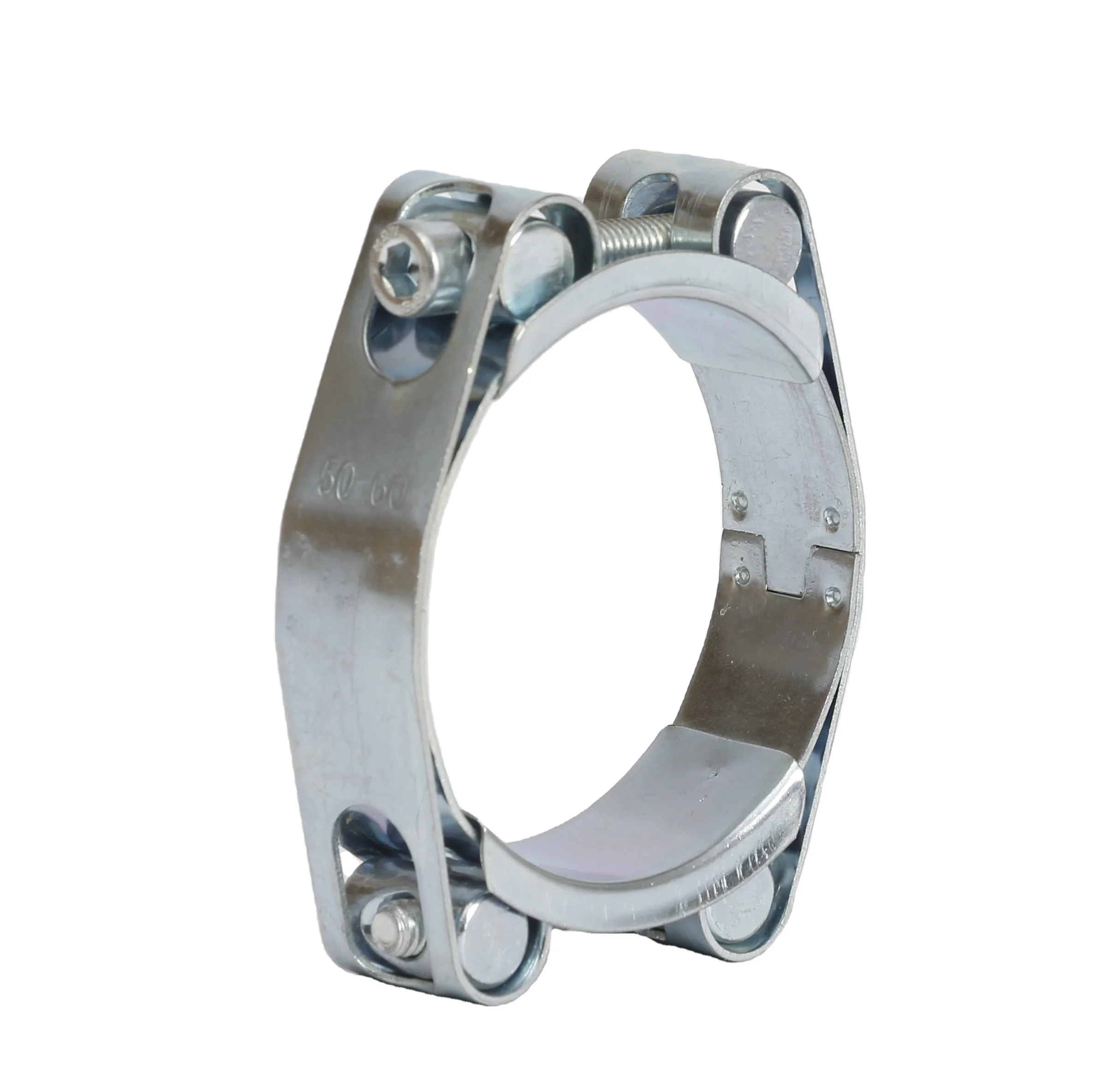 Manufacturer wholesale price double t bolt heavy duty hose slot clamps for exhaust clamps