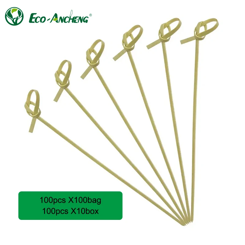 Popular Product Disposable Bamboo Knot Skewer Handmade
