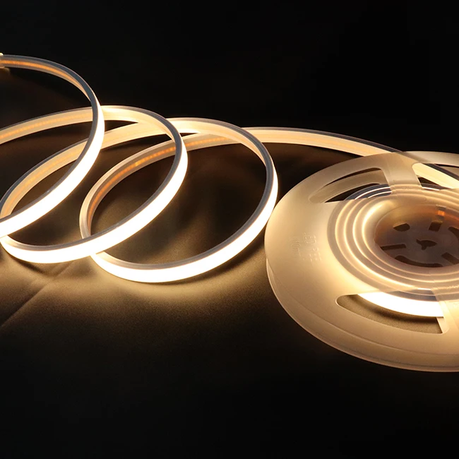 Banqcn удобная установка 12 В наружная Водонепроницаемая 5 м умная неоновая светодиодная силиконовая лента веревочная лампа с быстрыми разъемами