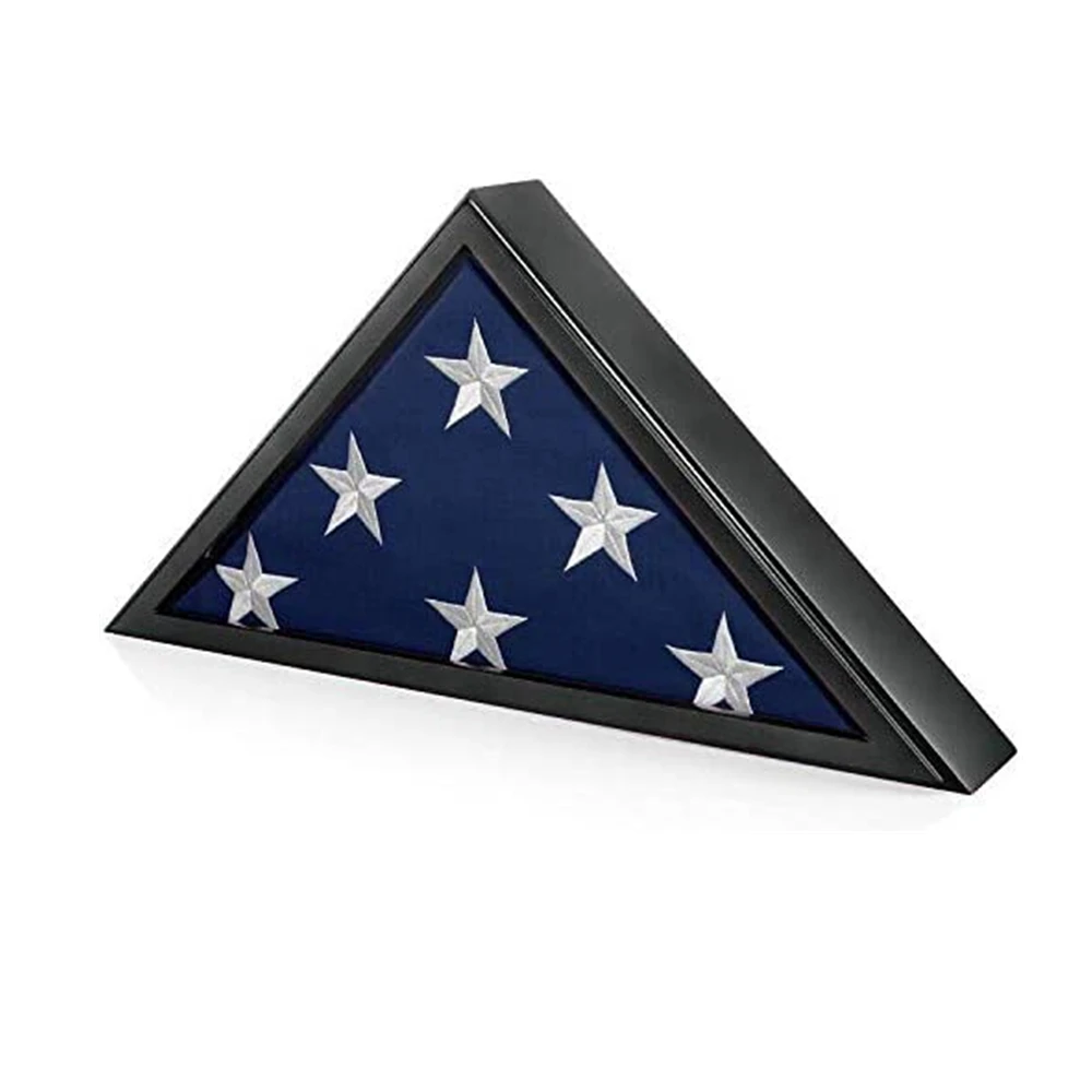 Wood Display Flag Case for Funeral