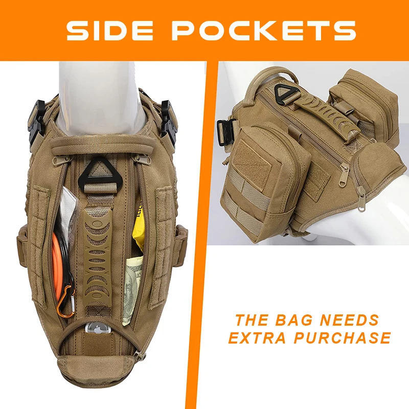 Индивидуальный тактический жилет для собак K9, комплект жгутов для домашних животных с мягкой сумкой, тактический жилет для собак