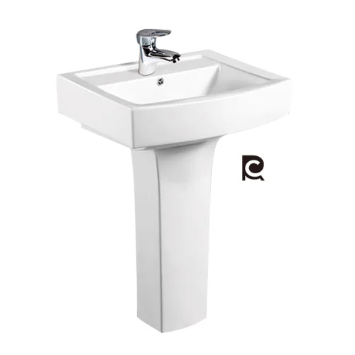 Pedestal Wash Basin floor standing ceramic basin