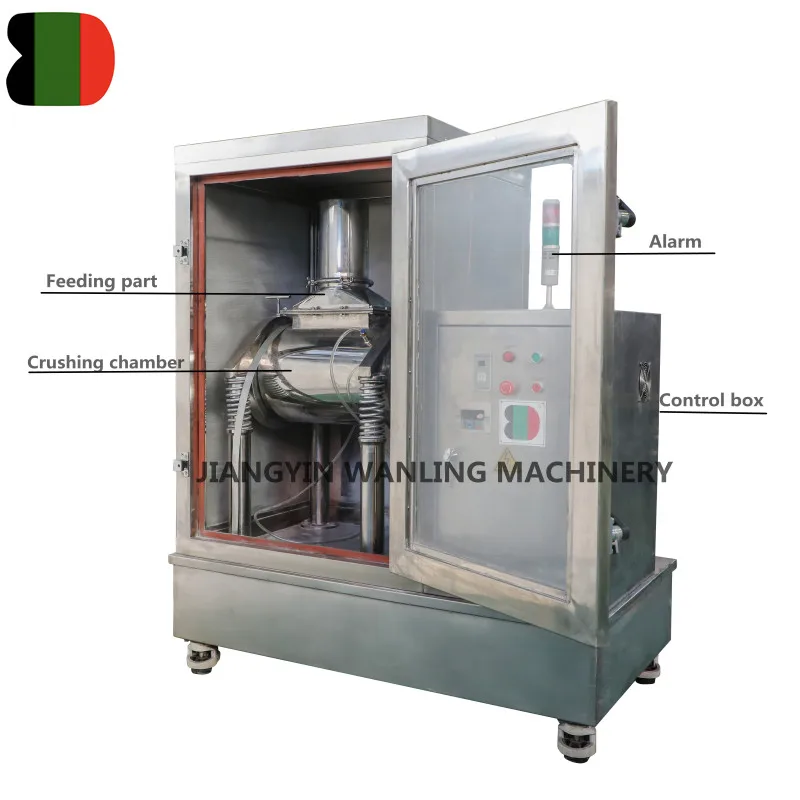 WFM industrial mushroom lingzhi spore grinding micro fine powder pulverizer vibrating mill grinder machine