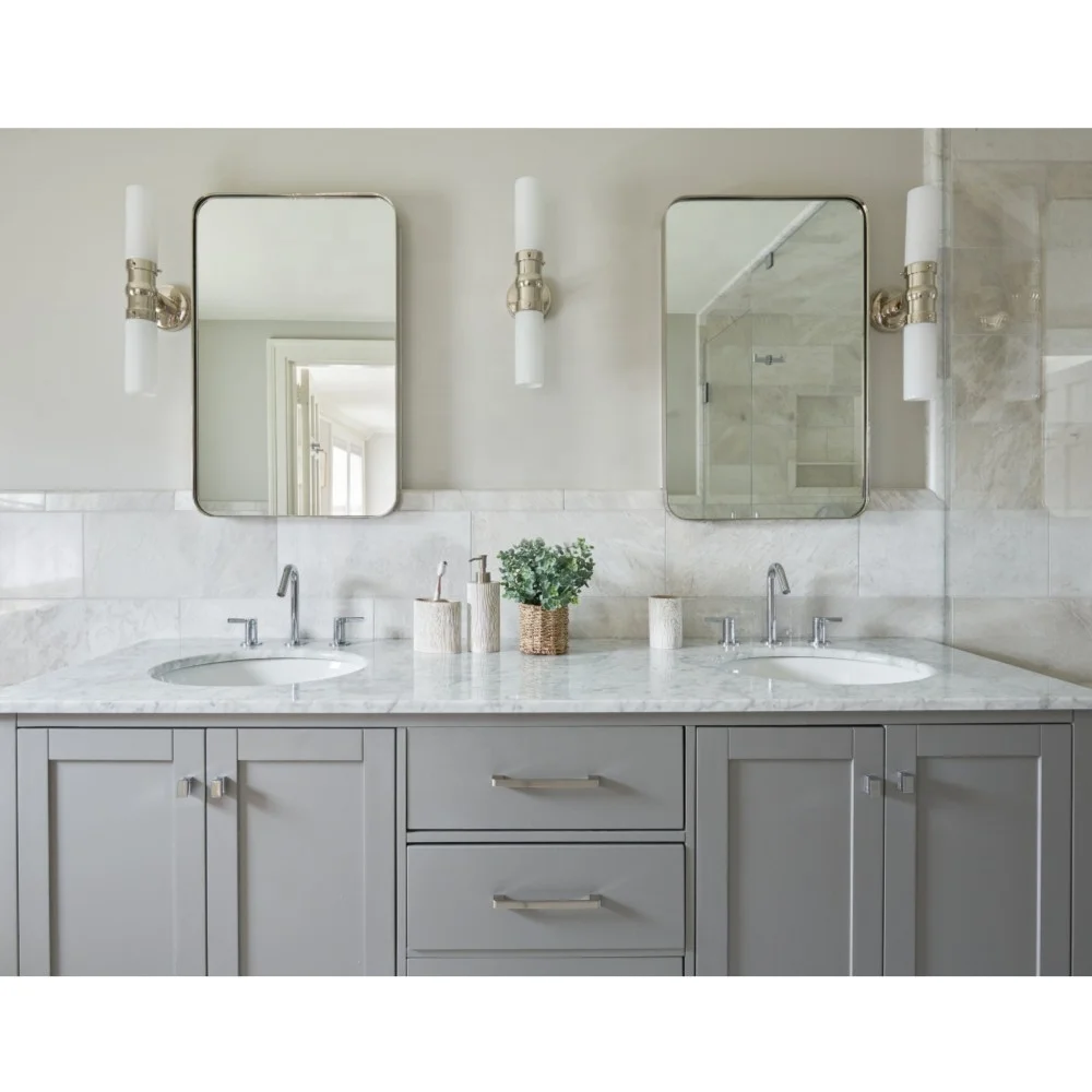 CBMmart New Custom Wooden Bathroom Cabinet Modern Bathroom Furniture European Bathroom Vanity With Sink