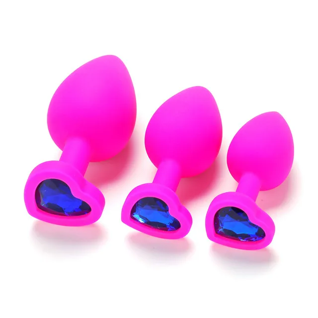 Men Sex Toys Pussy Pink Anal Plug Set,Jewelry Butt Plugin