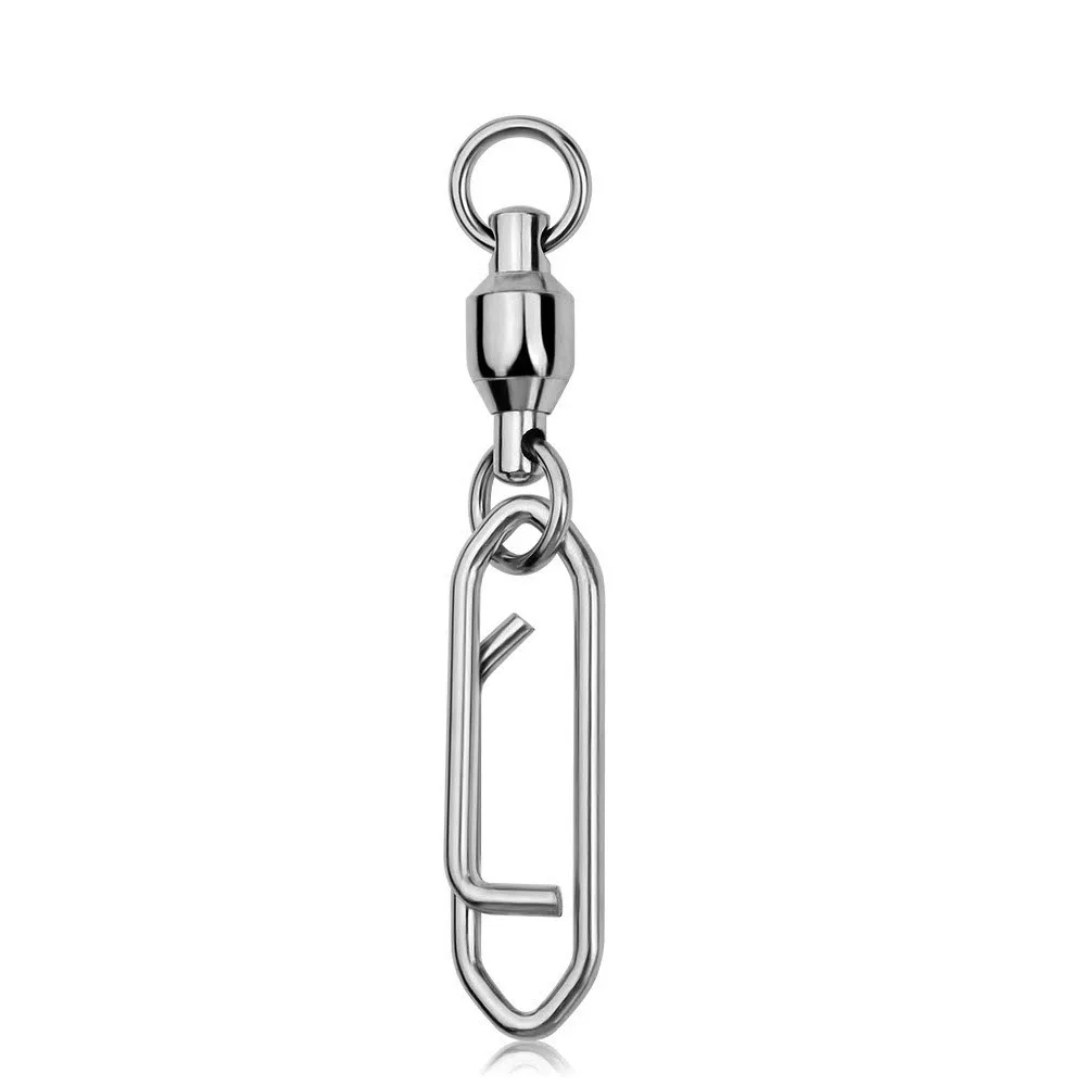 Fishing Snap Swivels 0#-5# Black/Silver Stainless Steel Catfish Swivels Connector fishing snap Swivel