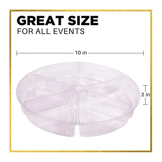 Hot Sell Plastic Plate Bowl Reusable Plastic Organizer Tray Food Packaging For Shop Restaurant Family Party Daily Use