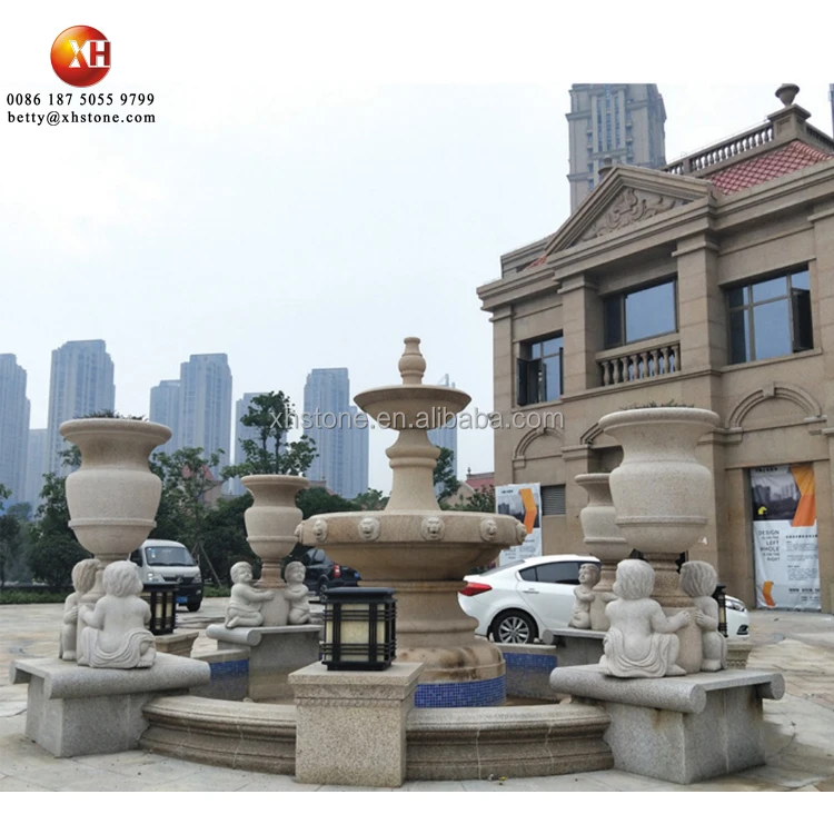 large stone fountain 25