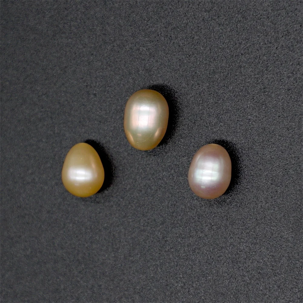 
Natural Freshwater Pearl Water Drop Rice-shaped Loose Beads DIY Necklace Accessories 