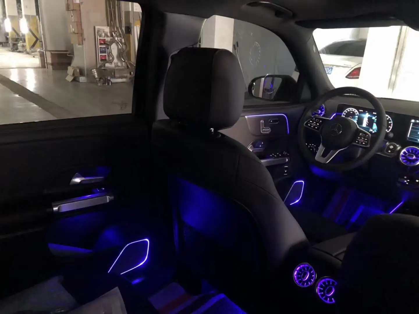 HYDAUTOA 64 Colors Ambient Light Atmosphere LED for Mercedes Benz B class w246	2020-2021