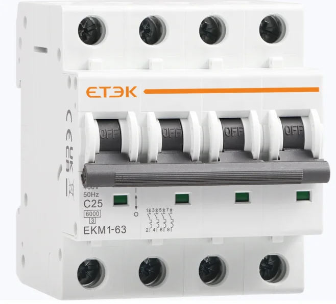 MCB  EKM1-63  1A-63A 4P /3P/2P/1P 6KA