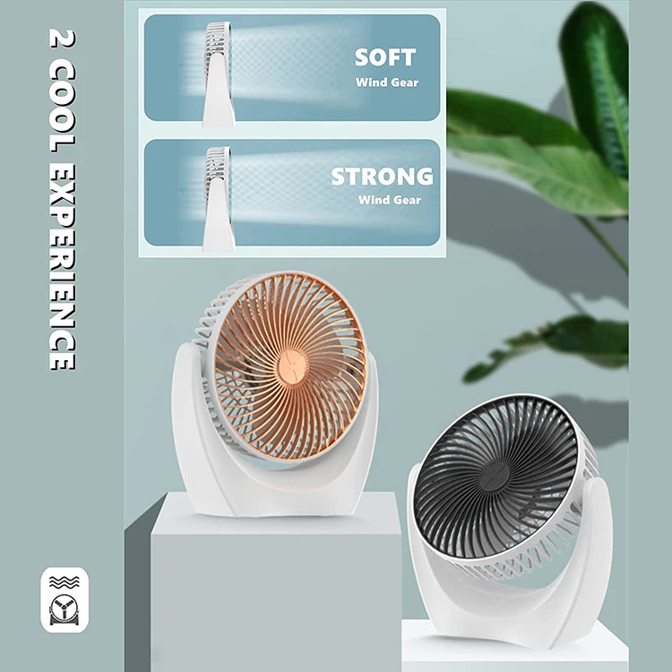 Small USB Desk Fan Portable Desktop Table Cooling Fan Personal Mini USB Fan with Head Adjustable