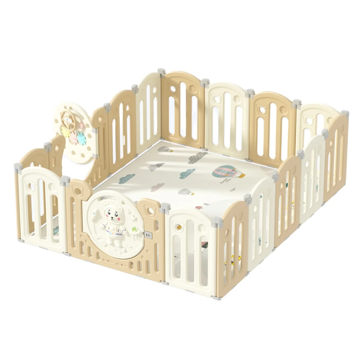 Children Kids Play Yard plastic Baby playpen indoor Safety Gate Fences Playpens