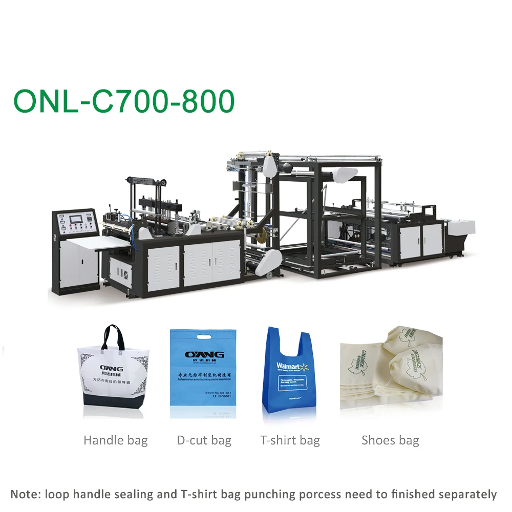 
Full Automatic Shopping Bag Machine Best Price Non Woven Eco Bags Making Machine 