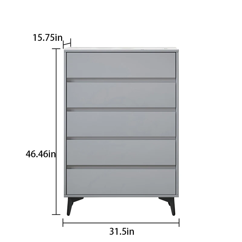 Wholesale Custom Manufactured Wood Dresser Modern Bedside Table Chest of Drawers Bedroom