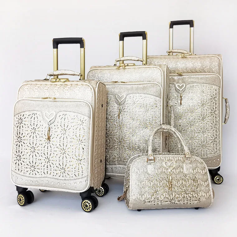 New hot sale wedding luggage sets innovator hand bag luggage suitcases