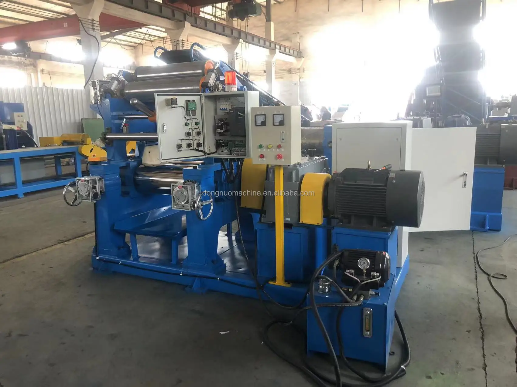 Automatic space saving Open mixing mill / banbury rubber mixer / lab rubber mixing mill for sale