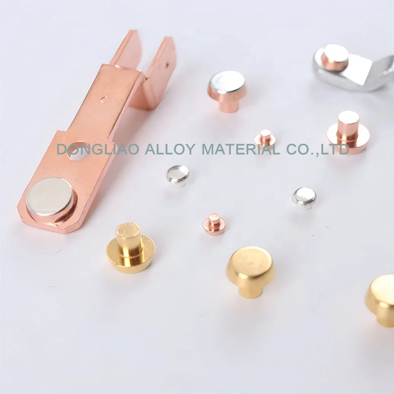Top Quality Widely Used China Made Silver Contact Rivets for Relays/Wall Switches/AC Contactors
