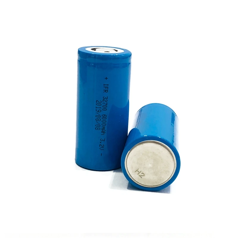 Cylindrical 32700 Battery 32650 Lifepo4 3.2v 6000mah 6Ah Cell for Power Tools / Led Light