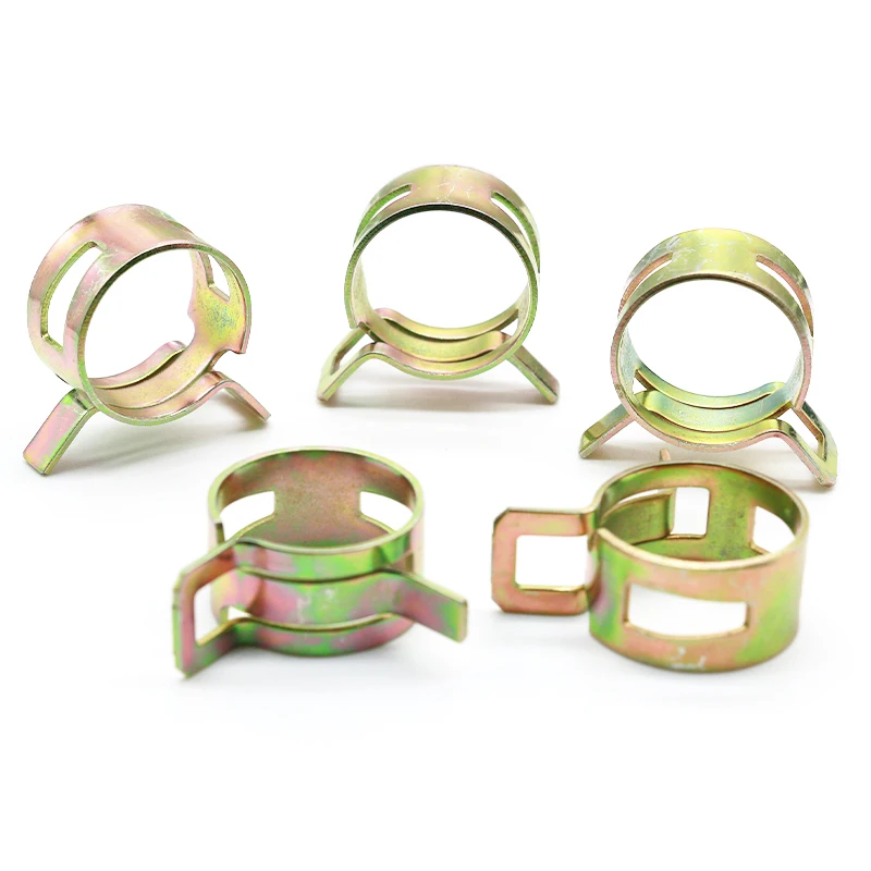 Spring Clips Fasteners Japan Pipe Hose Clamp Steel Zinc Plated Spring Band Hose Clamp