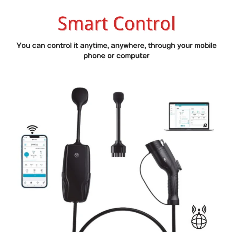 Smart WIFI WirelessEV Car Charger Portable Car Battery Charger 40A Fast Electric Car EV Charger Charging