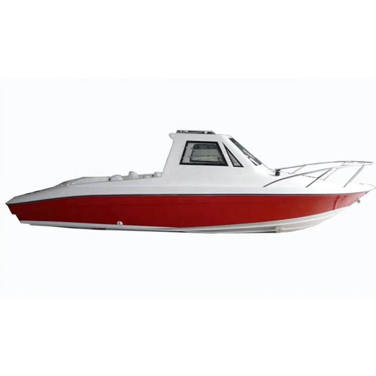 
new 6.3m high speed fiberglass material double hull passenger leisure dinghy boat 