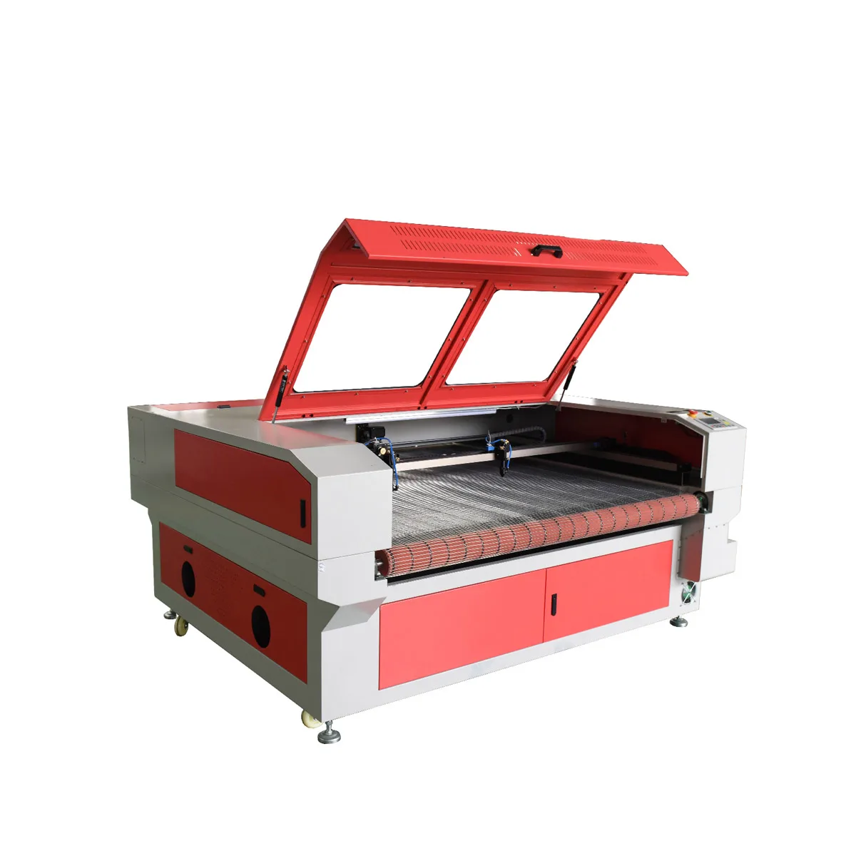 MC  1610 auto feed cnc laser cutting rubber rugs carpets mats machine