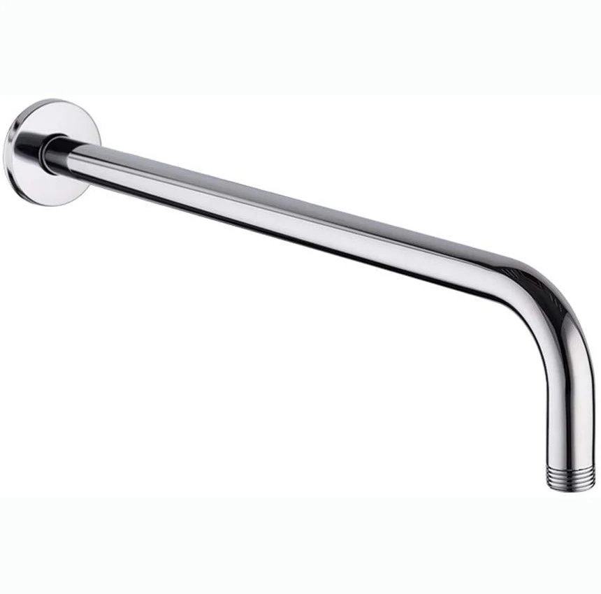 Extra Long Stainless Steel 16 Inch Replacement Shower Arm with Flange