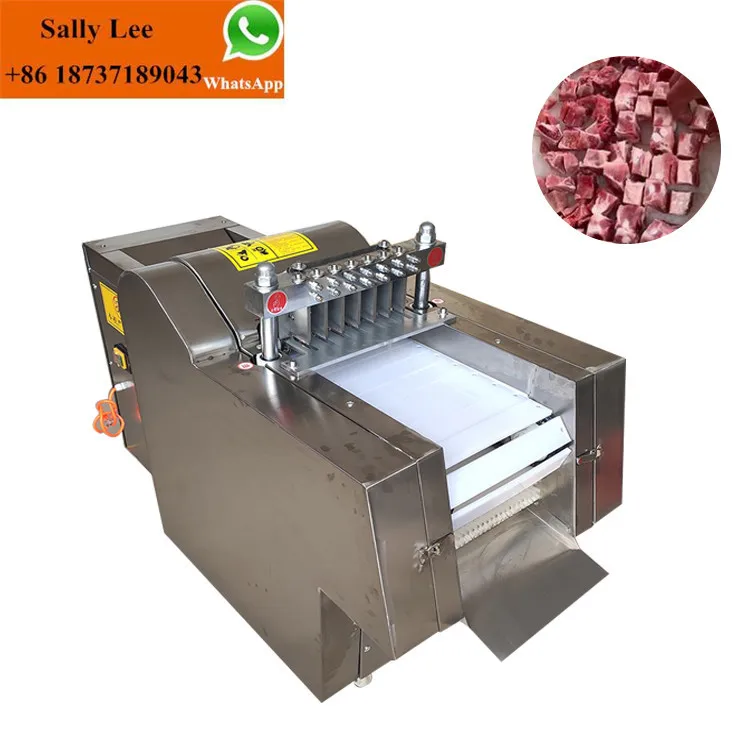 Meat Cuber Meat Dicer/Frozen Pork Cube Cutting Machine