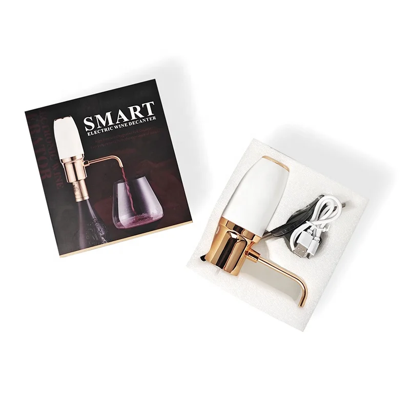 Hot Selling electric wine aerator Electric Dispenser New Arrival Electric Automatic Cordless Wine Aerator Decanter Set