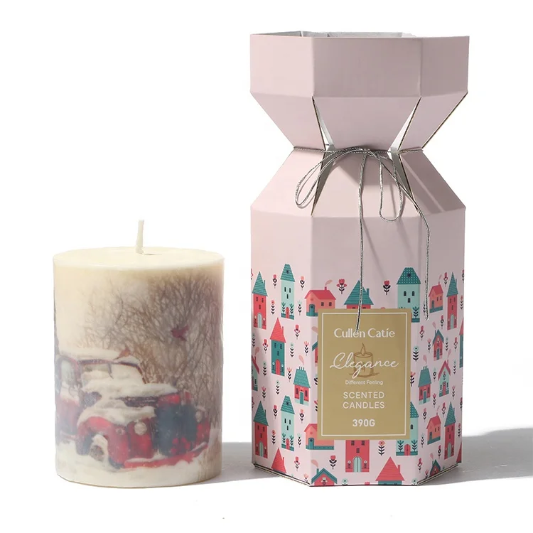 Art aromatic 100% soybean wax for holiday wedding birthday home decoration hundred of fragrance Scented soy candle gift set