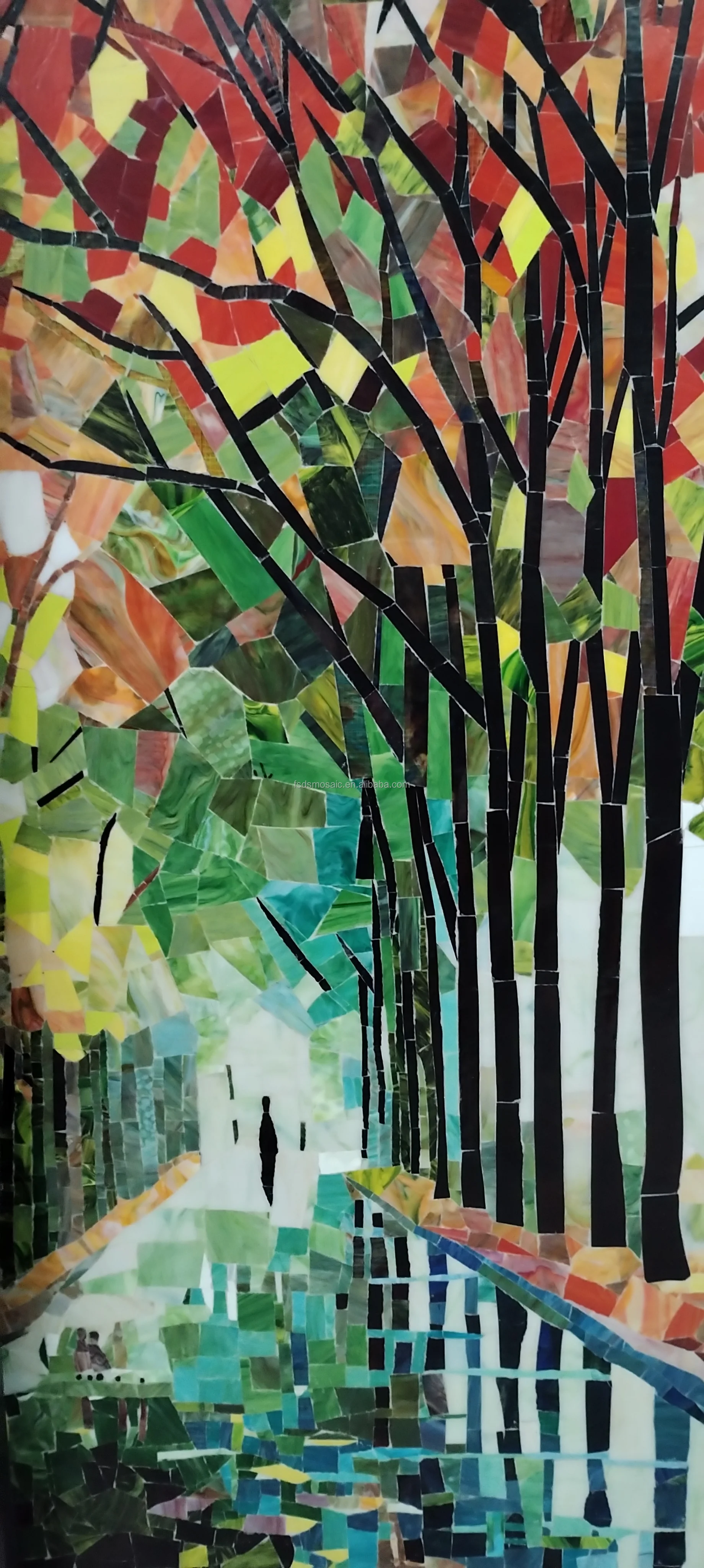 mosaic art pictures shower wall tiles pattern murals art glass mosaic wall decoration backdrop wall floor project custom  mural