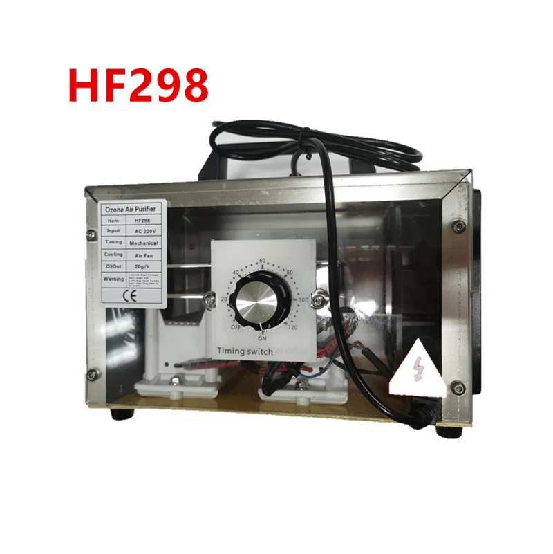 Portable Air purifier HF298 good quality ozone generator Kits 20g, 220v ozone generator