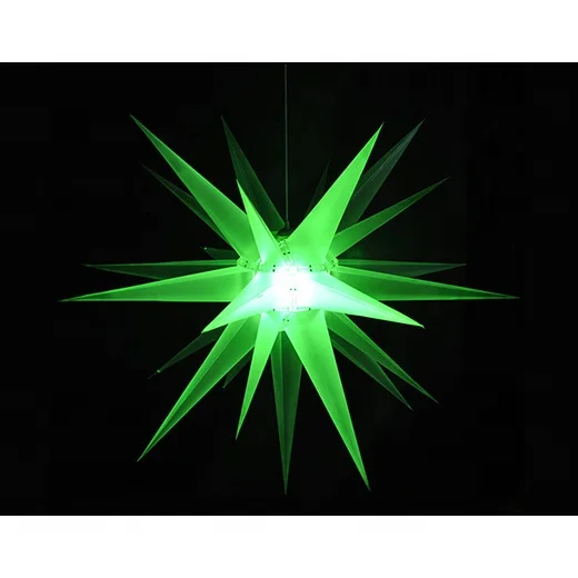 Attractive Design Party Decorations Inflatable Lighting Star with Inflatable Silver,orange,blue,green,silver Red Star Led Light