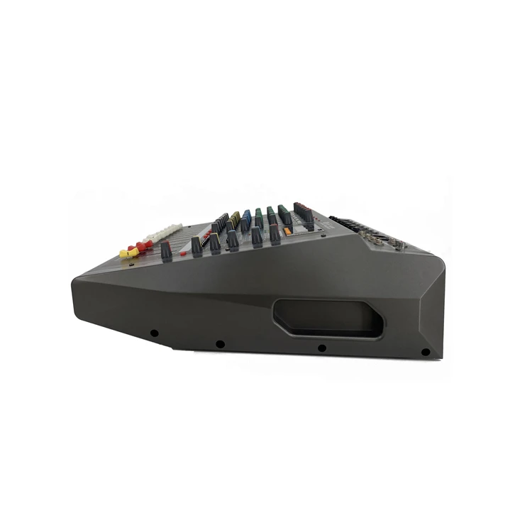 MS-80MP3 8 каналов мощность микшерный пульт с усилителем Blueteeth запись 16 DSP Эффект Профессиональный USB аудио смеситель 18 Гц ~