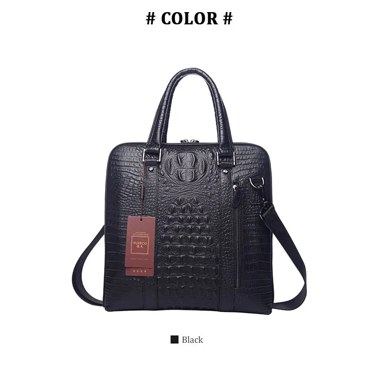 TUFFCO Popular Leather Handbag men Bag Fashion Unique Shoulder OEM Fashionable Customized Logo briefcase