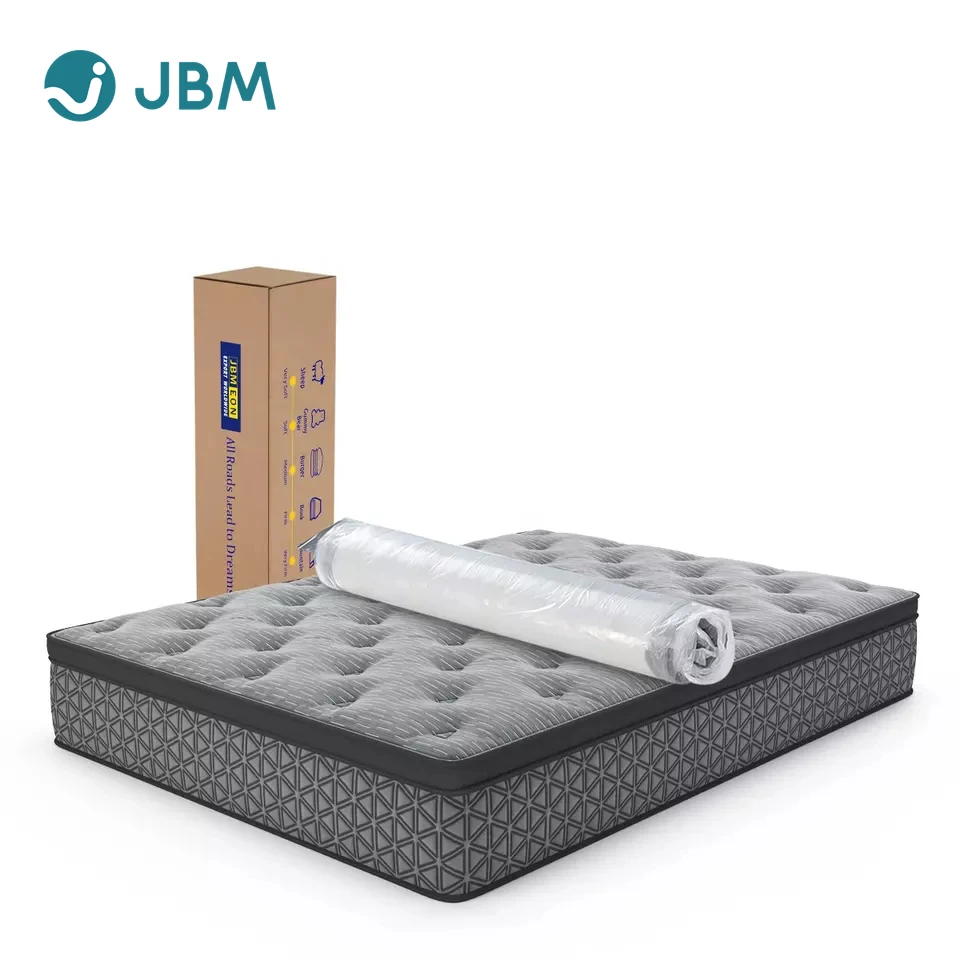 Customized California King Size Mattress Pocket Coil Spring Twin Queen Mattress in a Box