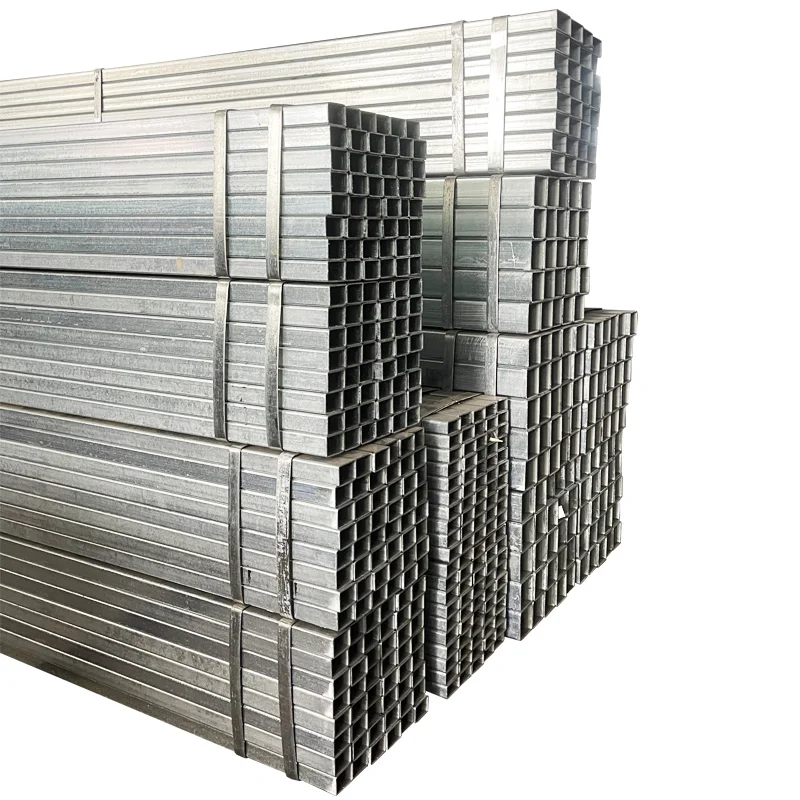 High quality ASTM JIS MS EMT ERW RHS SHS Q235 Q345 hot dip galvanized square steel pipe
